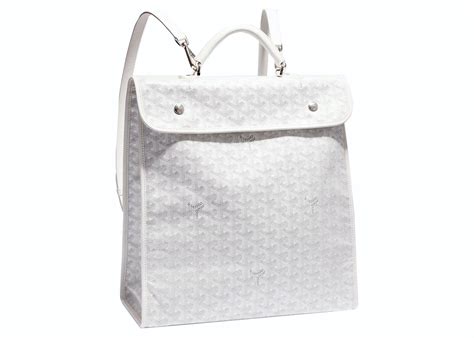 Goyard Saint Léger Backpack White 